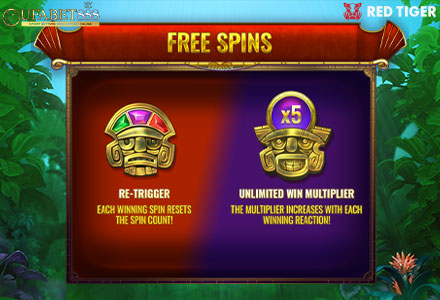ฟีเจอร์ Free Spins 2 Amazon Island